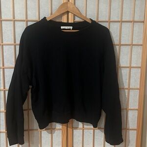 Wol hide Black Crewneck Sweatshirt